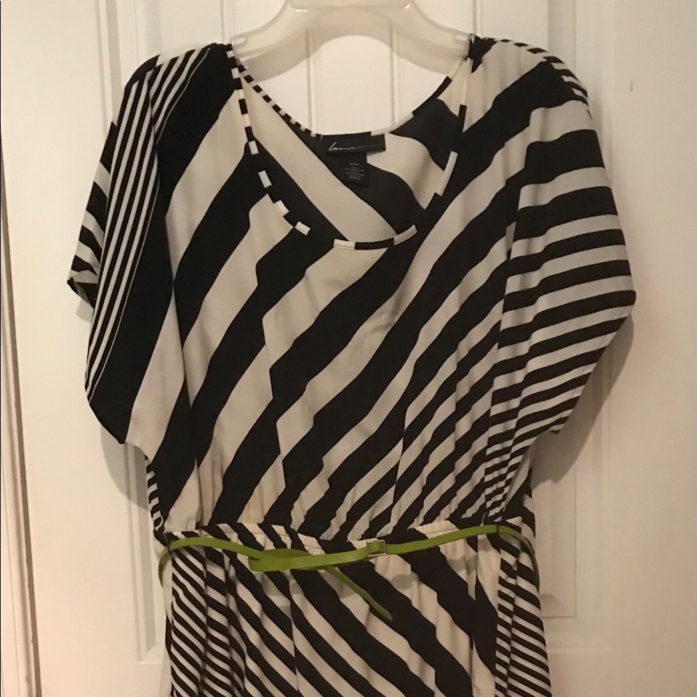 Lane Bryant shirt dress with belt